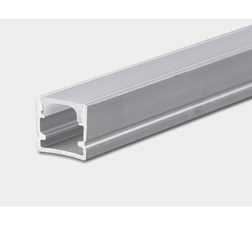 Профиль для светодиодной ленты алюминиевый накладной с рассеивателем (экраном), 2 м, SWG Standard SF-1010 00-00045089