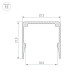 Профиль Arlight WPH-FLEX-2020-1000 ANOD (Алюминий) 062627