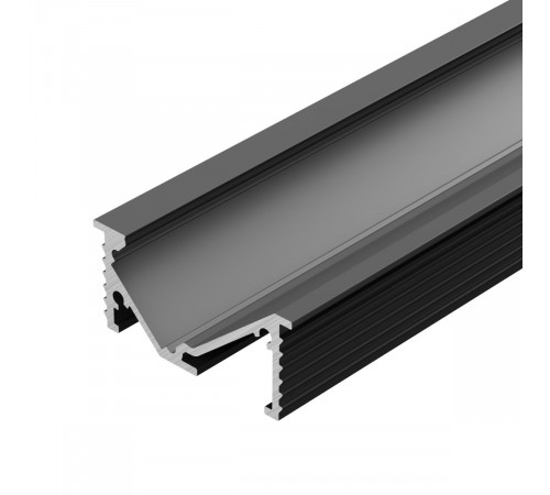 Профиль Arlight SL-BEVEL-W32-F-2000 ANOD BLACK (Алюминий) 063941