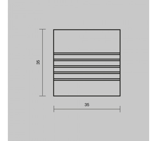 Комплект заглушек для профиля 35×35 2шт Maytoni Led Strip ALM-3535A-S-EC 642033 Комплект заглушек для профиля 35×35 2шт Maytoni Led Strip ALM-3535A-S-EC 642033