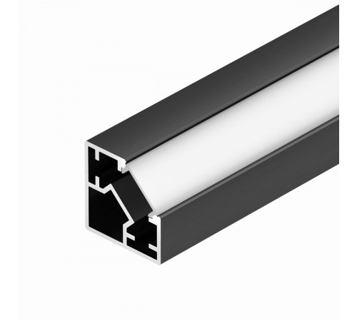 Профиль Arlight SL-KUB-DISPLAY-2525-2000 ANOD BLACK (Алюминий) 062894