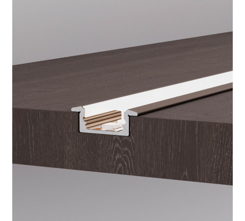 Профиль Arlight LINE-2308-F-2000 ANOD BROWN DEEP (Алюминий) 065811