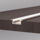 Профиль Arlight LINE-2308-F-2000 ANOD BROWN DEEP (Алюминий) 065811