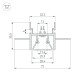 Профиль с экраном Arlight STRETCH-CEIL-CENTER-S-1000 044273
