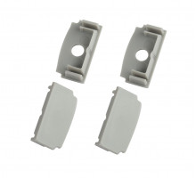 Набор заглушек Эра 6114-3 для профиля 6114 2шт глухие 2шт с отверстием