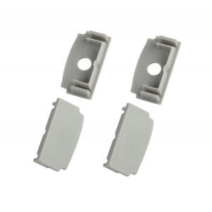 Набор заглушек Эра 6114-3 для профиля 6114 2шт глухие 2шт с отверстием