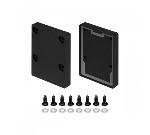 Заглушка Arlight IP-LINE-4050 BLACK глухая (Металл) 055282