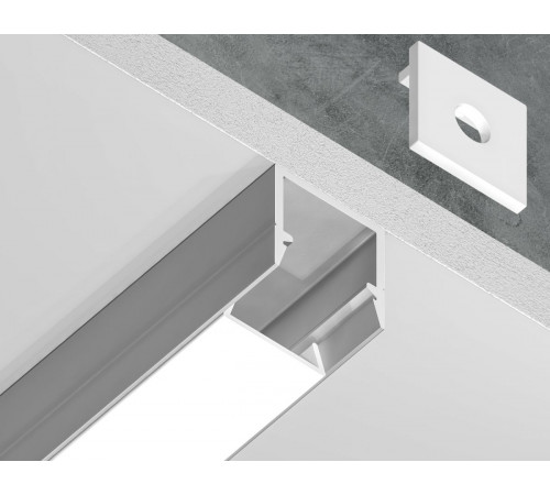 Профиль накладной для светодиодной ленты до 8мм Ambrella Light Illumination GP1650AL