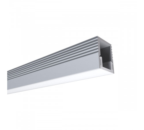 Профиль алюминиевый (рассеиватель белый матовый, заглушки - 2шт., крепеж - 8шт.) Apeyron 08-38-4