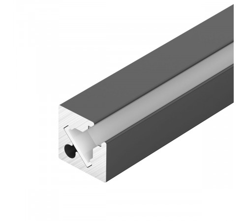 Профиль с экраном Arlight SL-KANT-H10-SQUARE-2000 IRON GREY (Алюминий+пластик) 055325