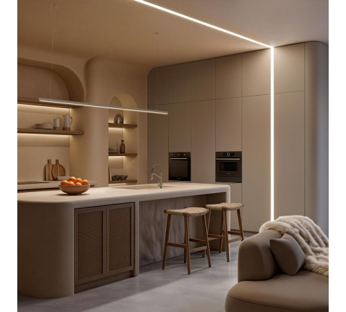 Профиль Arlight LINIA25-FANTOM-2000 ANOD (Алюминий) 053806