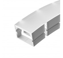 Профиль Arlight FANTOM-BENT-W21-TOP-2000 ANOD (Алюминий) 064493
