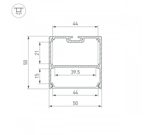 Профиль Arlight SL-LINE-5050-LW-2000 WHITE 038450(1) Профиль Arlight SL-LINE-5050-LW-2000 WHITE 038450(1)