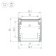 Профиль Arlight LINE-3535-BENT-SIDE-2000 ANOD BLACK (Алюминий) 066908