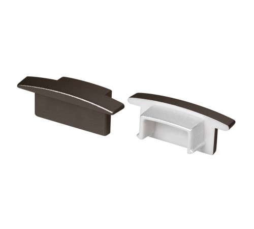 Заглушка Arlight LINE-2308-F BROWN DEEP глухая (Пластик) 066315