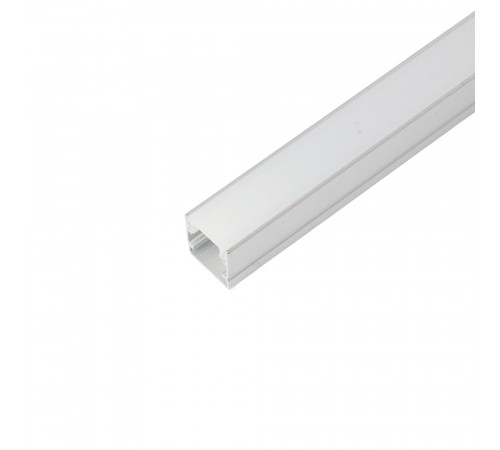 Профиль алюминиевый накладной, 10х10мм, серебро Feron CAB243 52151