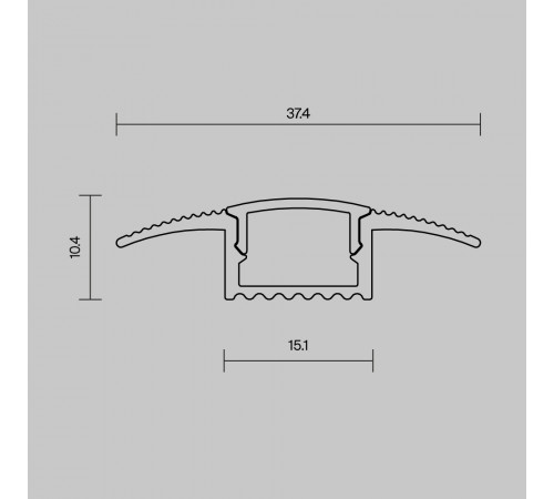 Профиль встраиваемый в пол Maytoni Led Strip  636023
