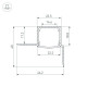 Профиль Arlight FANTOM-W20-H20-EDGE-2000 ANOD 054184