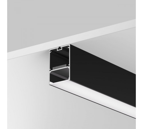 Профиль накладной-подвесной 50х70 (Черный, 2 м) Maytoni ALM-5070-B-2M