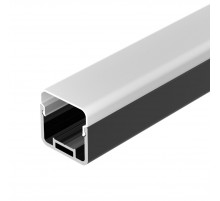 Профиль с экраном Arlight LINE-D-3030-2000 SQUARE BLACK+OPAL 055073