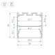 Профиль Arlight LINE-M-5050-2000 WHITE (Алюминий) 062210