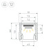 Профиль Arlight SL-MINI-10-3000 BLACK (Алюминий) 064316