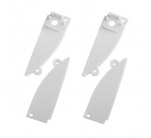 Набор заглушек Эра 9818-3 профиля 9818 2шт глухие 2шт с отверстием