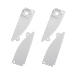 Набор заглушек Эра 9818-3 профиля 9818 2шт глухие 2шт с отверстием