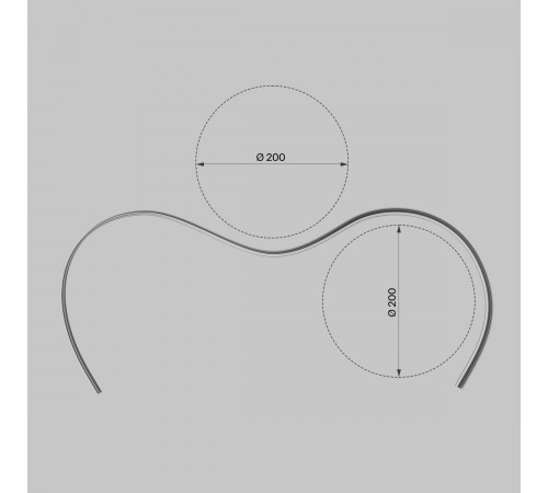 Профиль накладной с вертикальным изгибом Maytoni Led Strip  631016