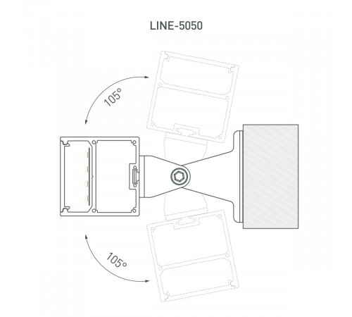 Профиль Arlight SL-LINE-5050-3000 BLACK (BY) (Алюминий) 064577