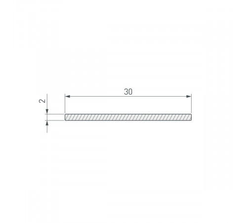 Полоса Arlight ARH-W30-3000 BLACK (Алюминий) 063287