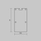 Комплект заглушек для профиля 35×66 2шт Maytoni Led Strip ALM-3566-EC 642079