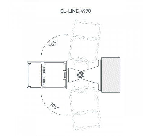 Профиль Arlight SL-LINE-4970-2000 BLACK (BY) (Алюминий) 062513