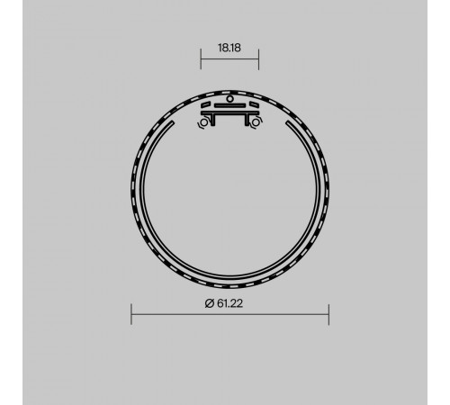 Комплект заглушек для профиля D60 2шт Maytoni Led Strip ALM-D60-EC 642082 Комплект заглушек для профиля D60 2шт Maytoni Led Strip ALM-D60-EC 642082