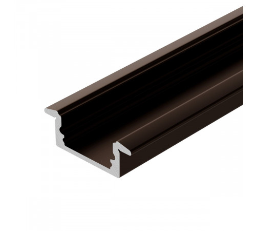 Профиль Arlight LINE-2308-F-2000 ANOD BROWN DEEP (Алюминий) 065811