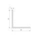 Уголок Arlight ARH-W20x20x1-3000 WHITE (Алюминий) 063301