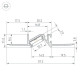 Профиль Arlight PDS-BEVEL-F-HIDE-2000 (Алюминий) 063420