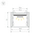 Профиль Arlight SL-SLIM-H13M-3000 BLACK (BY) (Алюминий) 064821