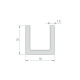Профиль Arlight П-образный TECH-1010-3000 WHITE (Алюминий) 063512