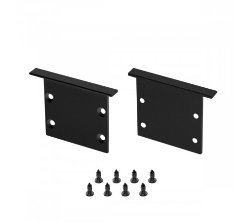 Заглушка Arlight LINIA45-F-TRAY BLACK глухая (Алюминий) 062202