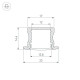 Профиль Arlight LINE-2315-F-2000 WHITE 044265(1)