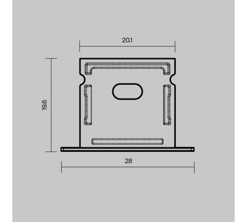 Комплект заглушек для профиля 27×20 2шт Maytoni Led Strip ALM-2720-EC 642070 Комплект заглушек для профиля 27×20 2шт Maytoni Led Strip ALM-2720-EC 642070