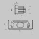 Комплект заглушек для профиля 22×06 10шт Maytoni Led Strip ALM-004-B-EC 642012