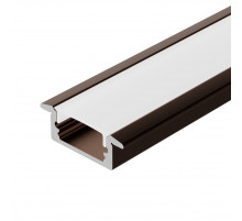 Профиль Arlight LINE-2308-F-2000 ANOD BROWN DEEP (Алюминий) 065811