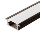 Профиль Arlight LINE-2308-F-2000 ANOD BROWN DEEP (Алюминий) 065811