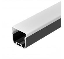 Профиль с экраном Arlight LINE-D-3734-2000 TETRA BLACK+OPAL 055072