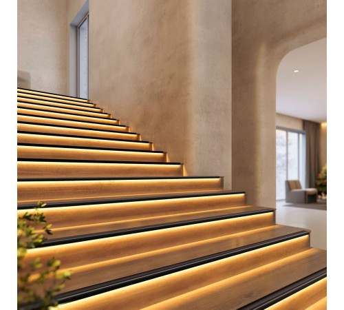 Профиль Arlight STAIR-W60-2000 ANOD BLACK (Алюминий) 060867