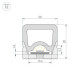 Силиконовый профиль Arlight WPH-FLEX-2020-TOP-S13-10m WHITE (Силикон) 062835