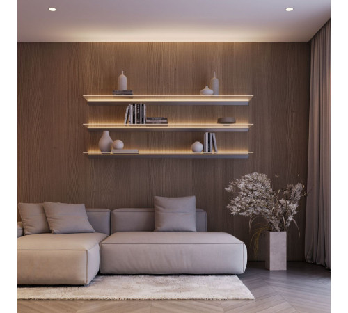 Профиль Arlight SHELF-600-2000 ANOD (Алюминий) 060498