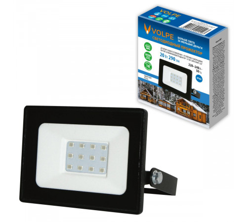 Прожектор Volpe ULF-Q519 20W/BLUE IP65 220-240V BLACK UL-00012825 Прожектор Volpe ULF-Q519 20W/BLUE IP65 220-240V BLACK UL-00012825